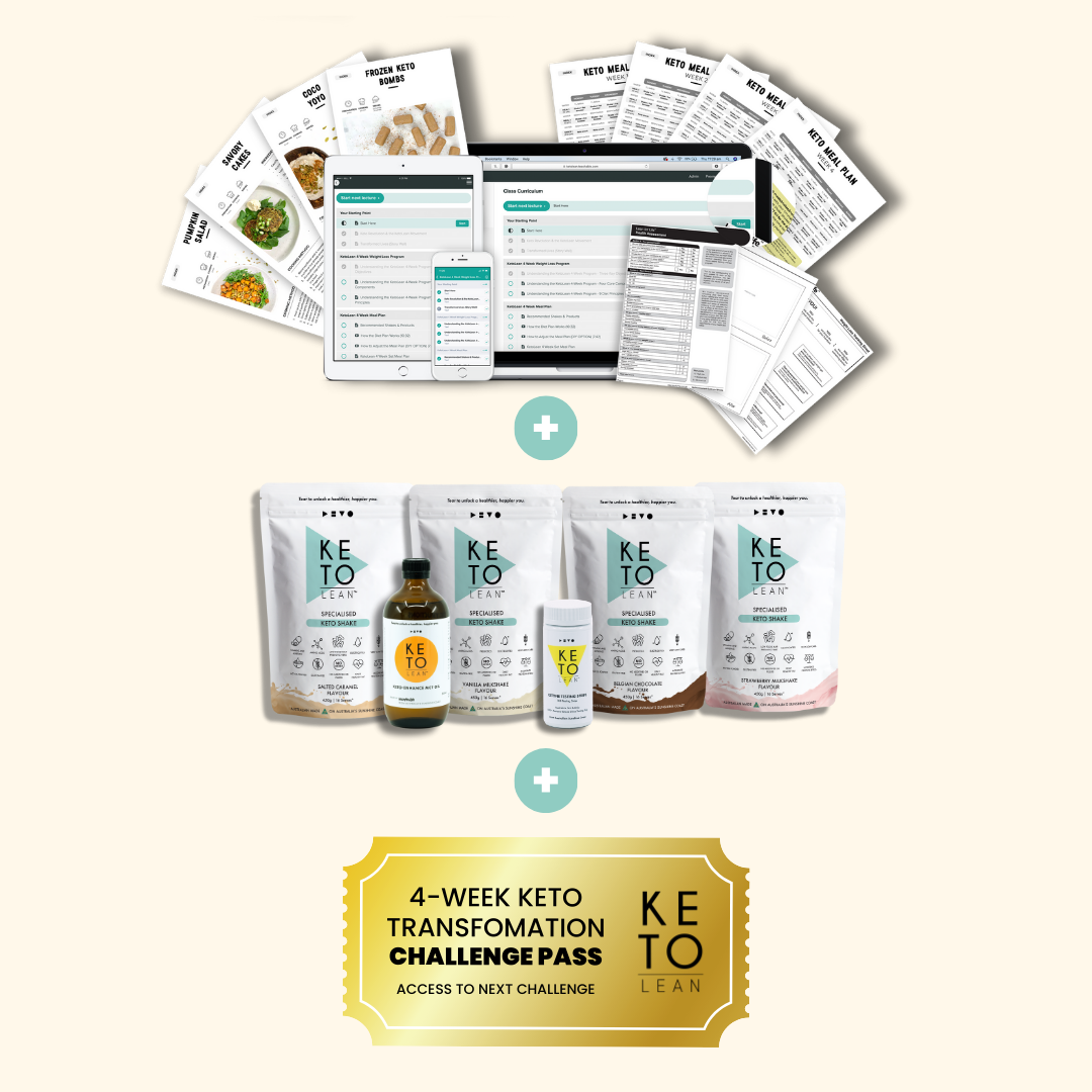 4 Week Keto Transformation Challenge Pack