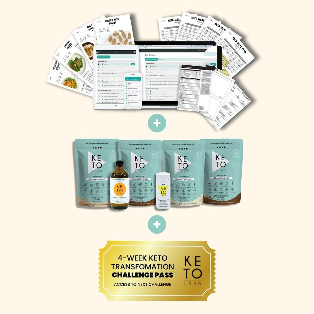 4 Week Vegan Keto Transformation Challenge Pack